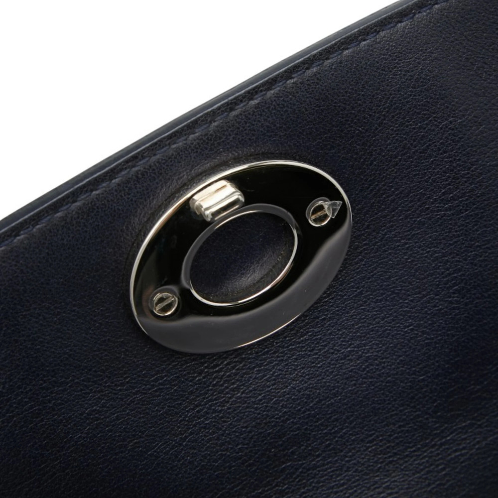 CHRISTIAN DIOR Blue Leather Shoulder Bag - Picture 9 of 14
